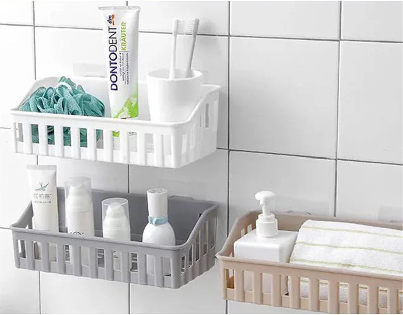 Дыропробивные настенные пластиковые настенные вешалки, полка для хранения xi shu jia, стойка для ванной комнаты, принадлежности для туалета