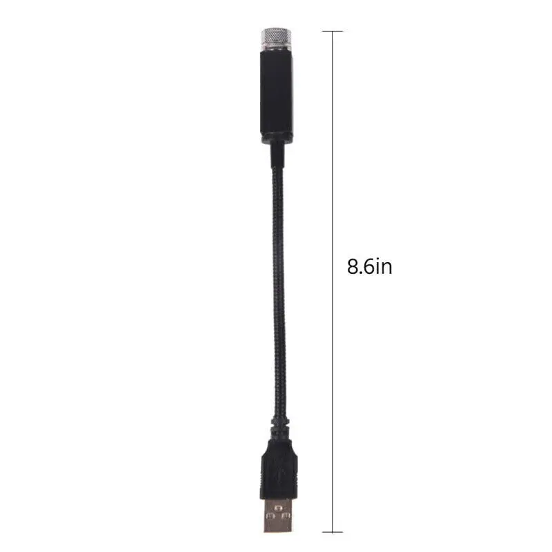 Автомобильный потолочный Звездный ночной Светильник USB декоративная лампа светодиодный светильник для проектора
