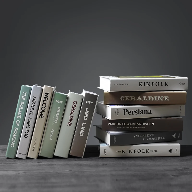 Старые времена, современные Имитационные книги, декоративные сети, кофейни, реквизит, книги, Нордический ветер, поддельные книги, мебель, американский