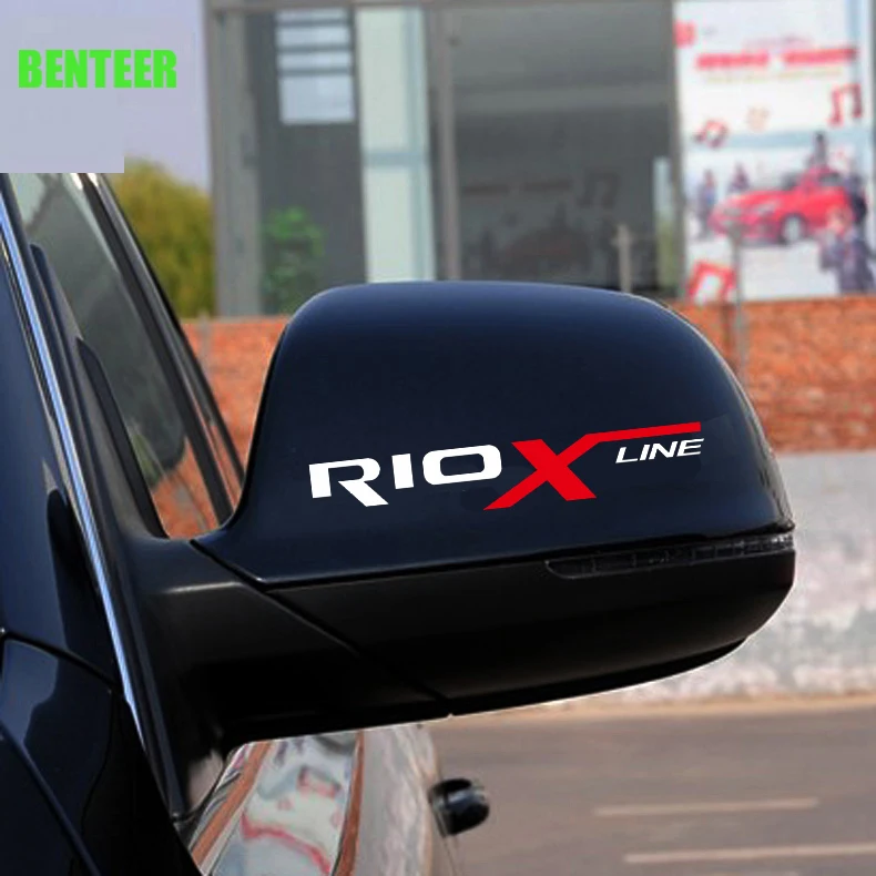 2pcs Car Side Rearview Mirror Sticker For Kia RIO X LINE | Автомобили и мотоциклы