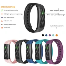 

FOR ID115 Lite Smart Bracelet Fitness Tracker Step Counter Activity Monitor Mobile Phone Monitoring Sports Bracelet