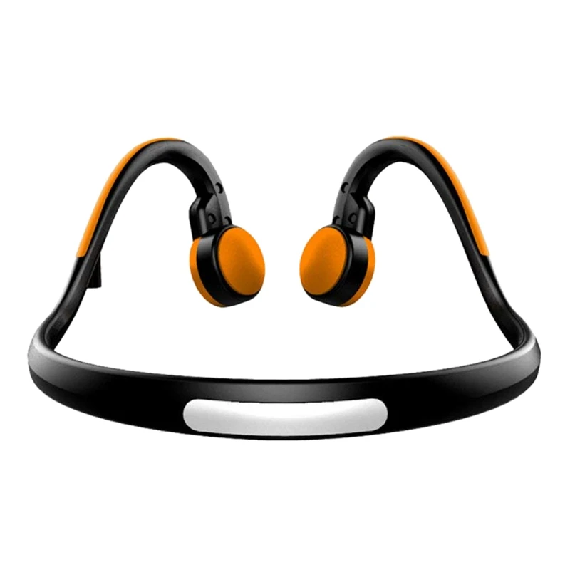 Yellow FFYY-bluetooth-наушники, наушники с костной проводимостью, беспроводные bluetooth-наушники для бега, велоспорта, тренажерного зала, путешествий - Цвет: Yellow