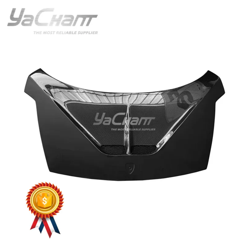 

Передние капоты из углеродного волокна с V-образным узором для стиля 2003-2007 Gallardo YC D