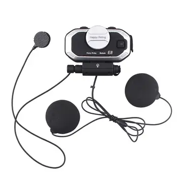 

Motorcycle Hands-free Bluetooth V5.0 Helmet FM Intercom Interphone Headphone