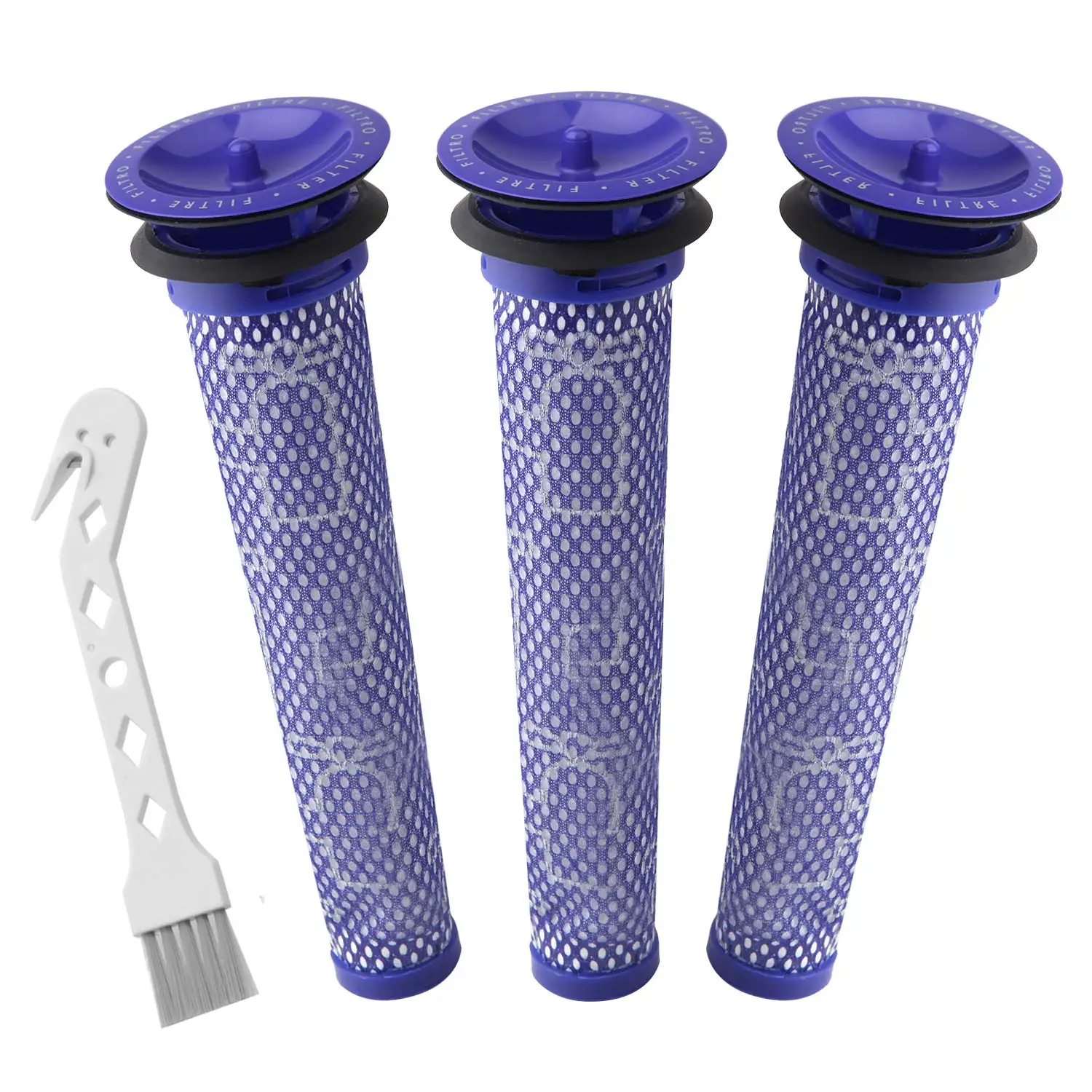 

3 Pack Pre Filters For Dyson Dc58, Dc59, V6, V7, V8. Replacements Part # 965661-01. 3 Filters