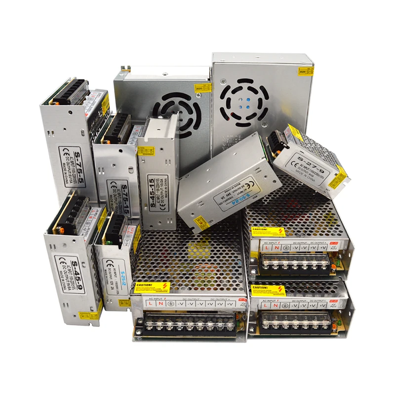 Переключение Питание 5V 9V 15V 24V LED трансформаторы 1A 2A 3A 5A 10A 15A 20A трансформатор