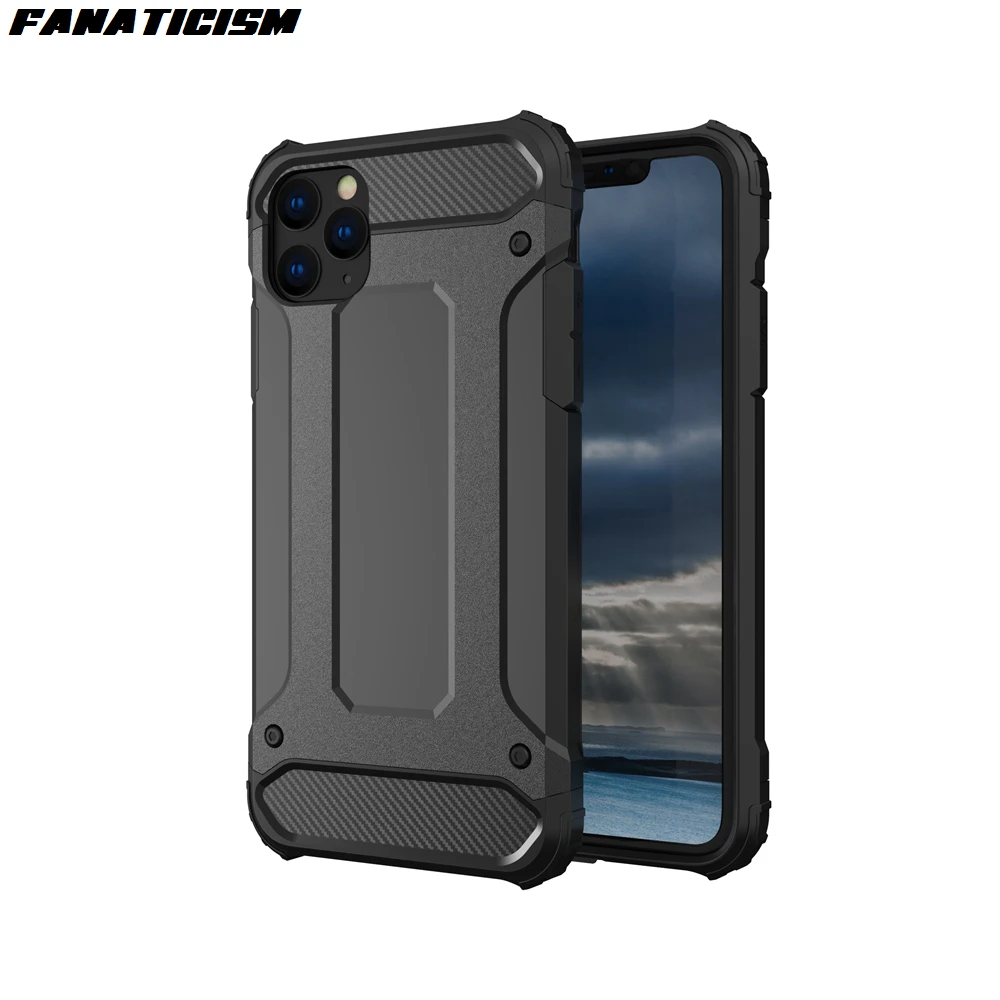 US $478.00 300pcs AntiFall Armor PCTPU Hybrid Hard Case For Apple Iphone 11 Pro Max Case Shockproof Rubber Cover For Iphone SE 2020 11pro