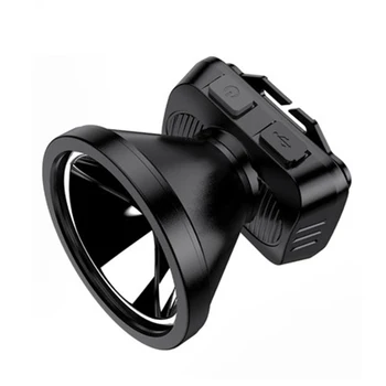 

High Quality Dropshipping Led Headlamp Flashlight Built-in Rechargeable 2400mah Headlight Battery Car Wall Charger Camping Light