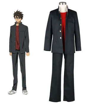 

Anime Highschool of the Dead Fujimi Shobo's High school Men's uniform Cosplay Costume High quality luxury uniform Custom