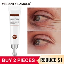 Canlı GLAMOUR timsah Anti-Aging göz kremi koyu halkalar şişlik hafifletmek ince çizgiler beyazlatma nemlendirici göz bakımı
