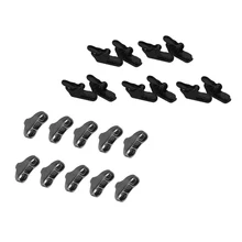 10 шт. зажим для тента прищепки для брезента защелкивающиеся вешалки палатка затянуть застежка+ 10 шт. натяжитель веревки Guyline Runner