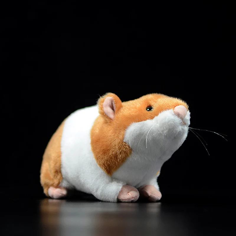 

20cm Cute Mesocricetus auratus Hamste Simulation Stuffed Plush Toy Cricetinae Lovely Kawaii Dolls Animal Mini Lifelike Kids Gift