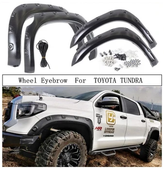 

Wheel Eyebrow For TOYOTA TUNDRA 2007-2021 Widening Large Wheel Arc Screw Installation High Quality ABS Accessories