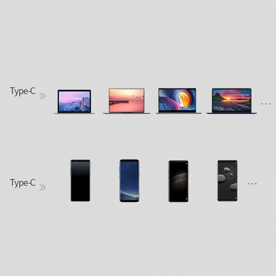 WC7366 4-в-1 USB-C к HDMI+ 3,5+ USB+ PD концентратор Тип-C док-станция для Мышь/Клавиатура