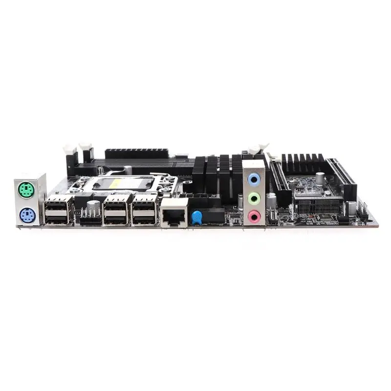X58 настольная материнская плата LGA 1366 Pin DDR3 компьютерная материнская плата для L/E5520 X5650 RECC