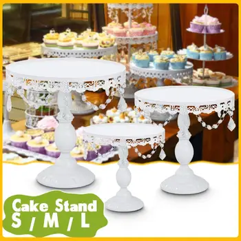 

Pan Cake Cookies Display Vintage Crystal Cupcake Stand Wedding Dessert Tray Cake Stand Party Birthday Decoration