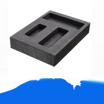 

FREE shipping Graphite Ingot Mold 2pcs for 1.75oz Gold bar casting / Melting Casting Refining metal Scraps