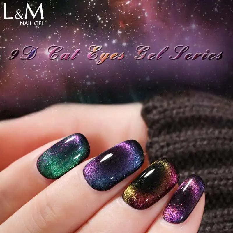 3 шт ibdel 9D Galaxy Cat Eyes светодиодный Гель-лак для ногтей Хамелеон для использования с магнитом УФ-лак для ногтей Блестящий гель нужен черный базовый слой