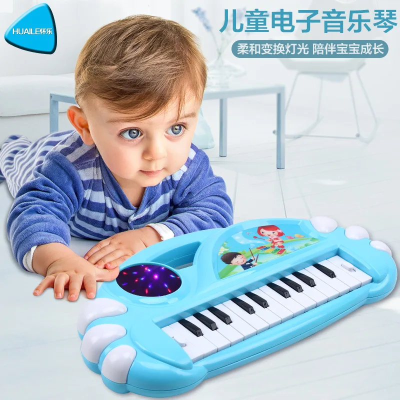Детская музыкальная игрушка с электронной клавиатурой для детей 0-1-3 лет для девочек и мальчиков, обучающее пианино для начинающих