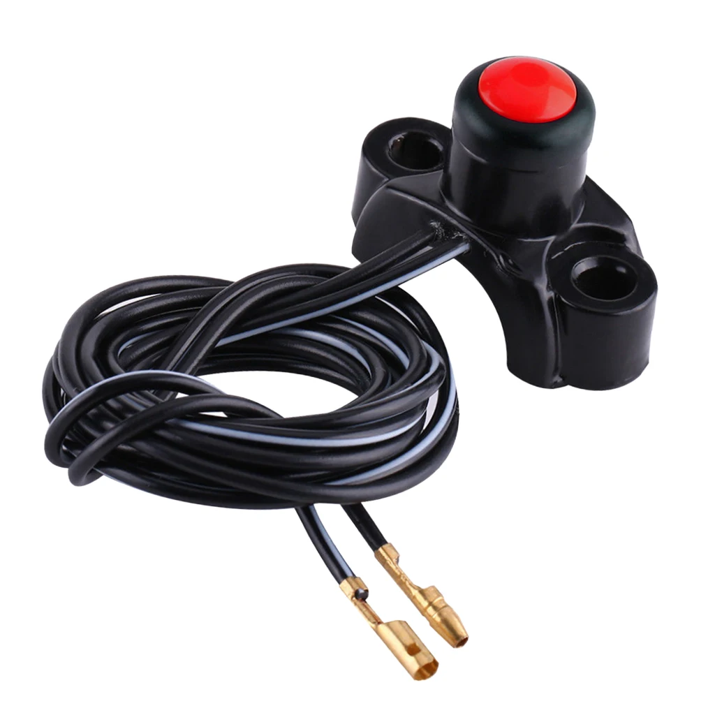 3xEngine Kill Stop Start Button Switch for ATV 7/8' Handlebar Red