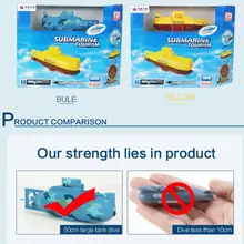 HobbyLane Мини RC Подводная лодка корабль 6CH высокоскоростной Радио пульт дистанционного управления лодка модель электрическая детская игрушка