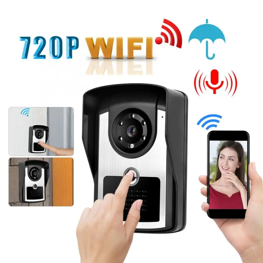 ring doorbell 1080P IP Smart WIFI Security Doorbell Wireless Video Door Phone IR Camera 110-240V