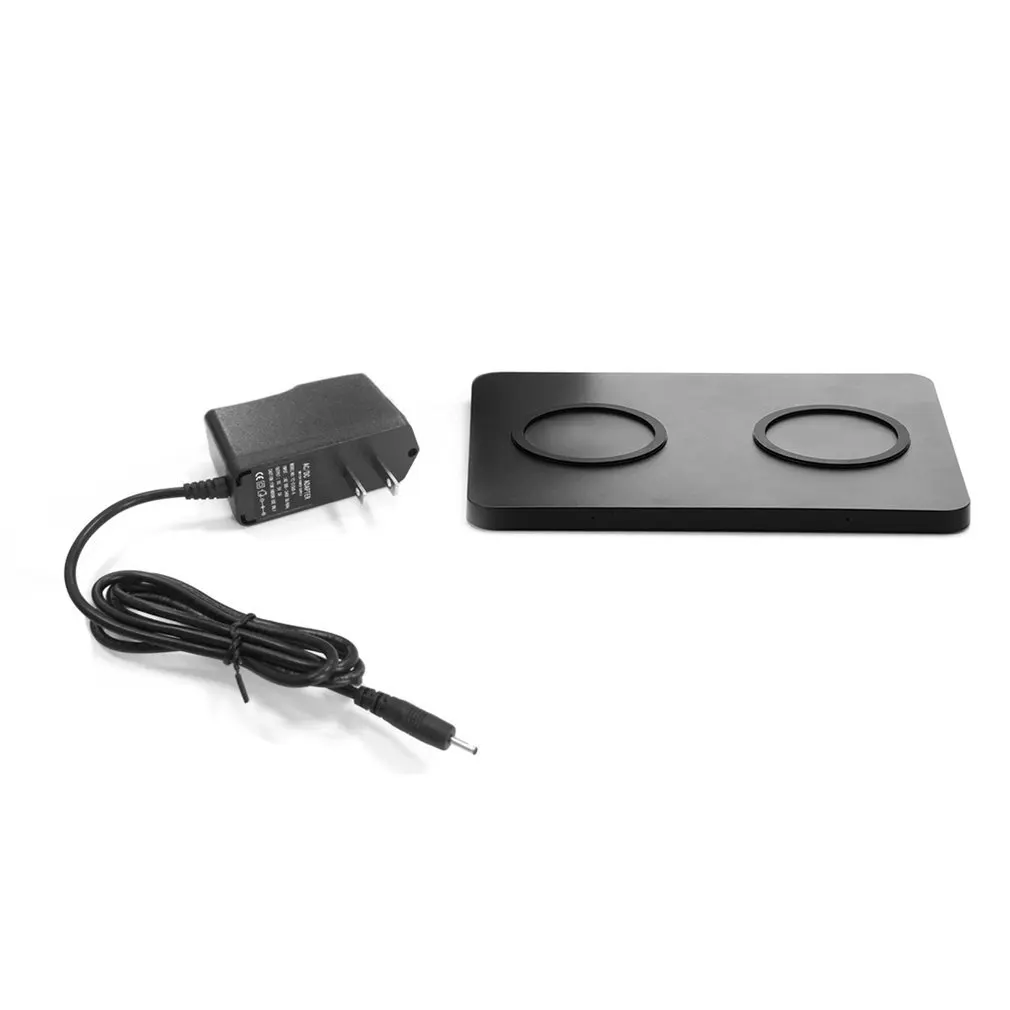 

Itian Q300 5W Dual Wireless Charger Pad Qi 5V 3A Input Wireless Charging Transmitter Charging Station For Qi Smartphone