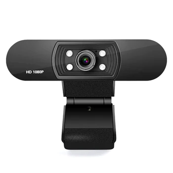 

New 2.0 Megapixel 1080P USB Web Cam PC Laptop Clip-on Web Camera with Mic for Video Calling Teleconference