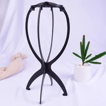 1 шт., портативная складная розовая, белая, черная подставка для парика, пластиковая подставка для парика, подставка для стильного сушки, дисплей для путешествий для женщин