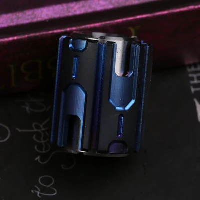 Titanium V2.2 Нож бусины из титанового сплава Мини кончик пальца аксессуары для гироскопов игрушки для взрослых индивидуальная декомпрессия EDC - Цвет: Titanium V2.2