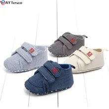 Bebê recém nascido sapatos da criança clássico lona sapatos de bebê primeiro walker moda meninos meninas sapatos de algodão sapatos casuais do bebê da menina sneaker