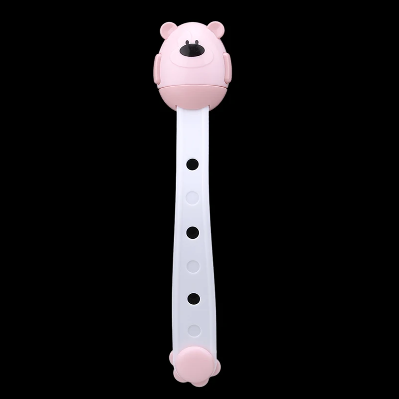 Pink 1 шт Детские Безопасные ящики для дверей шкафа, Туалетные замки для холодильника, многофункциональные пластиковые замки для детей, безопасный уход за детьми - Цвет: Pink