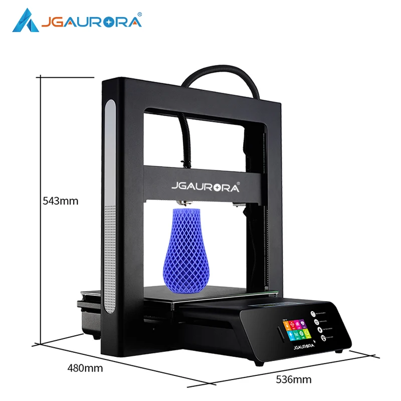 JGAURORA 3d принтер A5 обновленный A5S полностью металлический очень высокая точность большой размер печати 305x305x320 мм Impresora 3d
