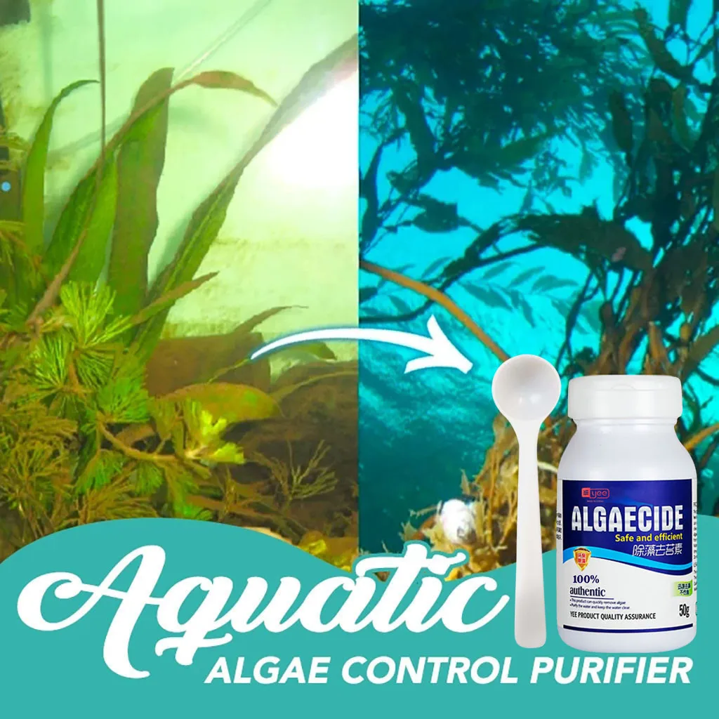 Fish tank deodorant Algaecide Removing algae Aquarium Algaecide Aquatic Algae Control Algae Detergent Purification Water