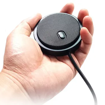 

USB Omni-directional Condenser Microphone for Meeting Business Conference Computer Laptop Voice Direct Pickup