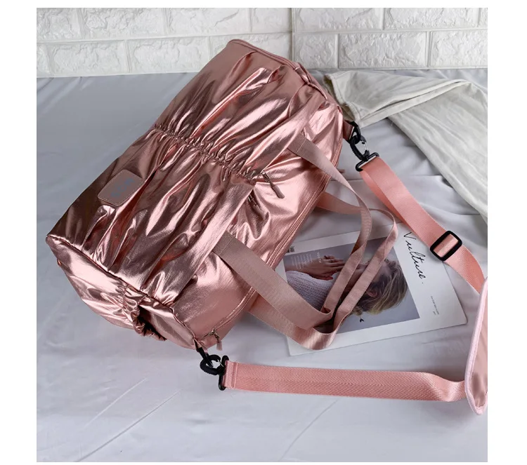 New style temperament travel bag ladies leisure travel single shoulder luggage bag large capacity handheld fitness bag