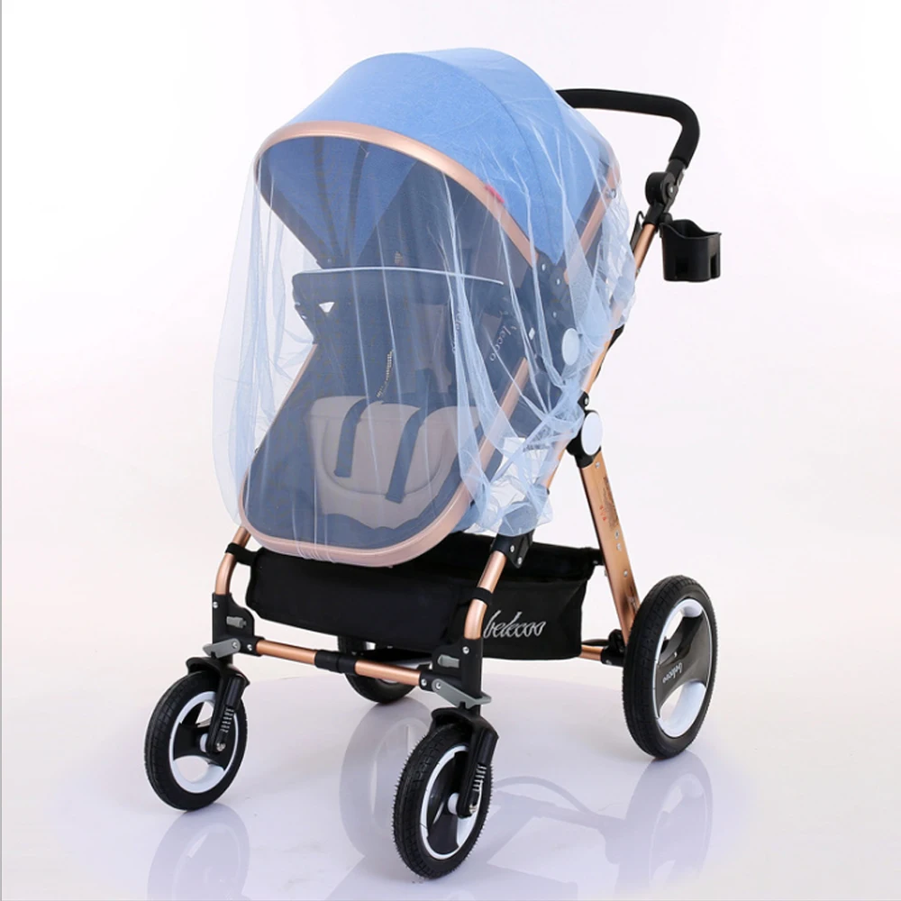 baby stroller cover for rain Baby Stroller Pushchair Mosquito Insect Shield Net Mesh Stroller Accessories cart Mosquito Net Safe Infants Protection baby stroller accessories best Baby Strollers