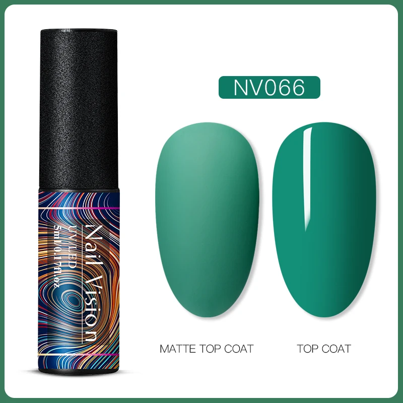 Nail Vision матовый цвет УФ-гель для ногтей 5 мл чистый цвет матовое покрытие требуется Сделай Сам Маникюр замочить от ногтей гель лак - Цвет: HHS06661