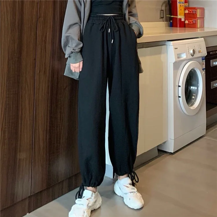 Plus Size Women Fashion Loose Harem Pants Ladies Elastic Waist Drawstring Sport Trousers Female Casual Jogging Sportwear Pants Plus Size Women Fashion Loose Harem Pants Ladies Elastic Waist Drawstring Sport Trousers Female Casual Jogging Sportwear Pants