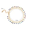 Doreen Box Crystal Color Rhinestone Anklet Female Creative Beach Personality Wild Feet jewelry For Women 1PC ► Photo 2/6