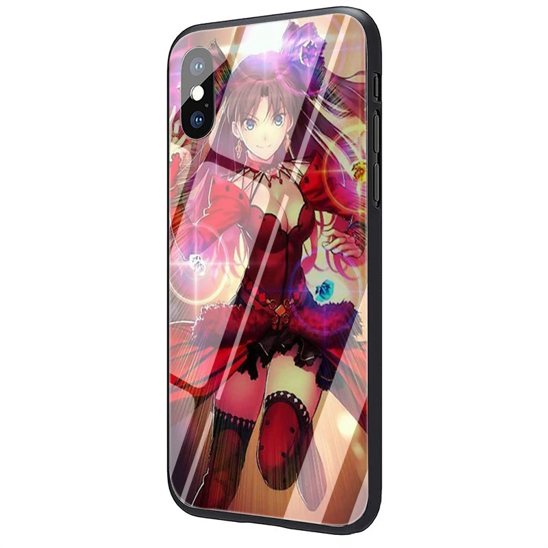 G7 Чехол для телефона EWAU Fate Stay Night Rin Tohsaka& Archer из закаленного стекла для iPhone 5 5S SE 6 6s 7 8 plus X XR XS 11 pro Max - Цвет: G7