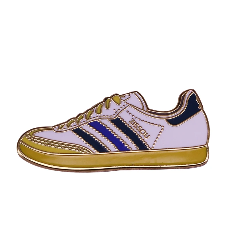 Zissou sneaker эмаль штифт жизнь водная со Стивом Зиссоу брошь Приключения путешественника подарок Wes Anderson коллекция фанатов