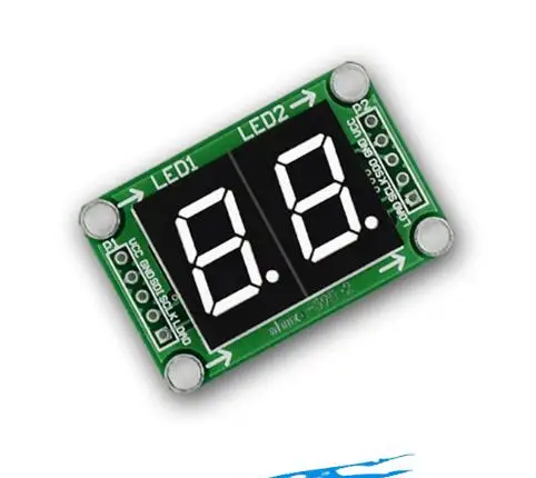 2-бит цифровой модуль трубка 74HC595 статически диски 8-сегментный цифровой светодиодной лампой Дисплей Модуль 0,5 дюймов светодиодная цифровая трубка