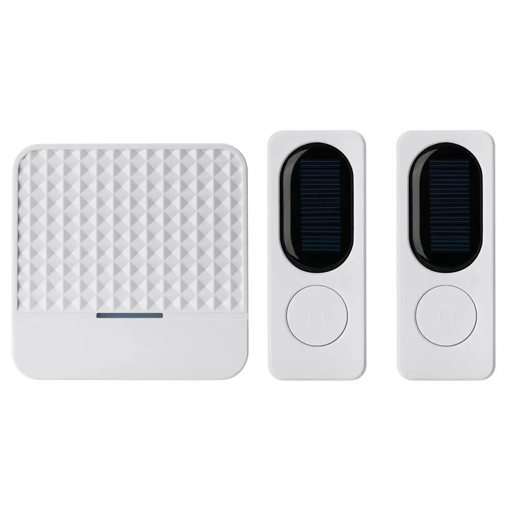 

For F9 Solar Wireless Doorbell Intelligent Light Sensor One For One Door Bell One For Two Wireless Doorbell