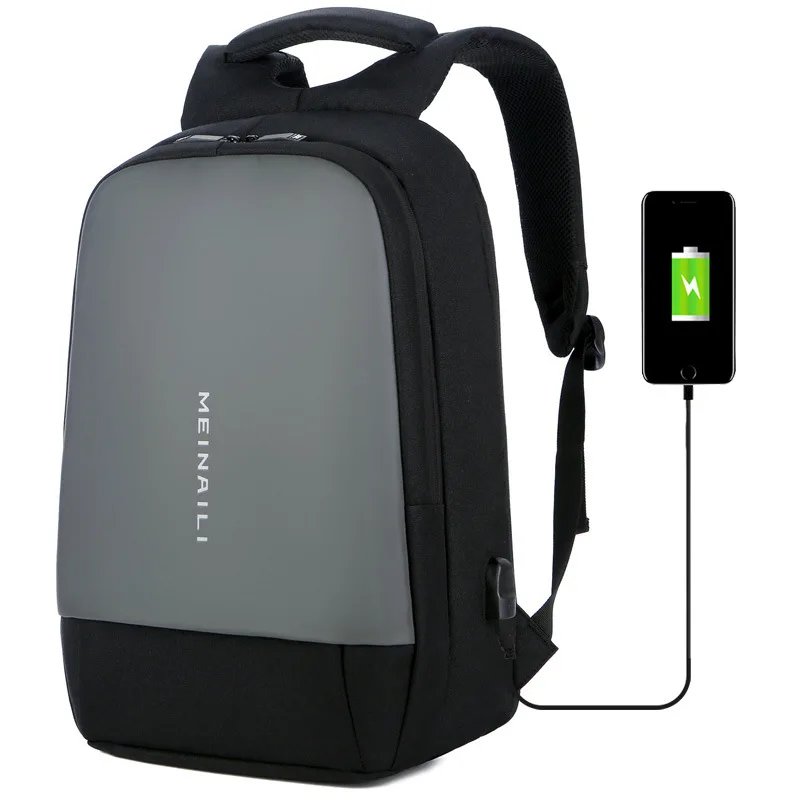 

New Style Backpack Men's USB Charging Backpack Business Casual Computer Bag Large Capacity Waterproof Travel STUDENT'S Backpack
