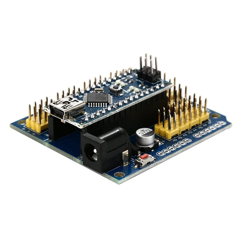 AAAE Top-Nano I/O расширительный щит для Arduino UNO R1 Nano 3,0+ Nano V3.0 ATmega328P TE276