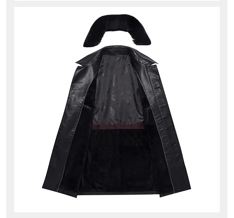 Большой 8XL 6XL 5XL 4XL горячая Распродажа брендовая Зимняя Толстая кожаная одежда Повседневная Флокированная кожаная куртка мужская одежда кожаная куртка для мужчин