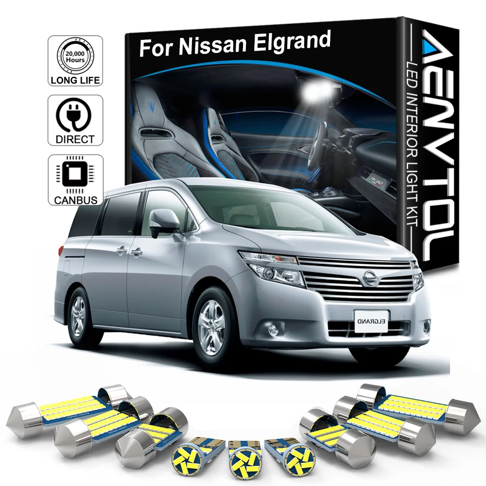 Автомобильная лампа AENVTOL Canbus для Nissan Elgrand E51 E52 2003-2020 | Автомобили и мотоциклы