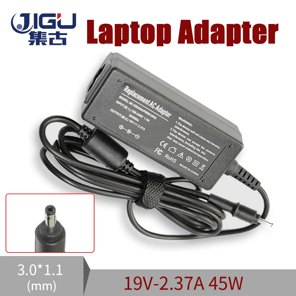 Замена 19V 2.37A 3 0*1 1 MM 45W для Asus UX31A UX32A UX21 UX21E UX31 UX31E UX21A адаптер зарядного устройства