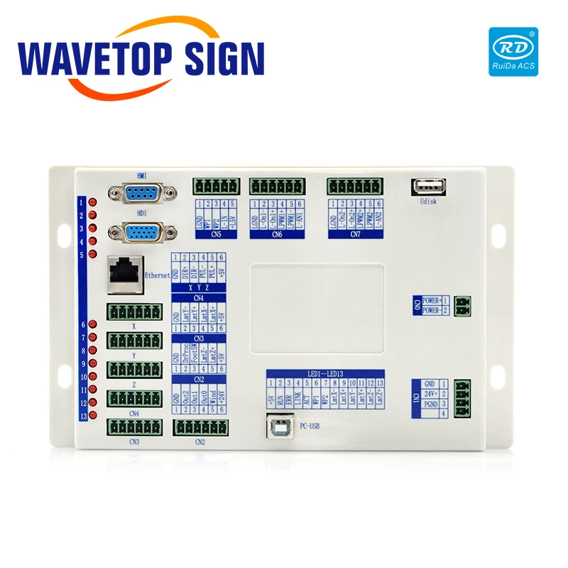 Лазерный режущий контроллер Ruida RDC6332M RDC6334M (с сенсорным экраном) для лазерного